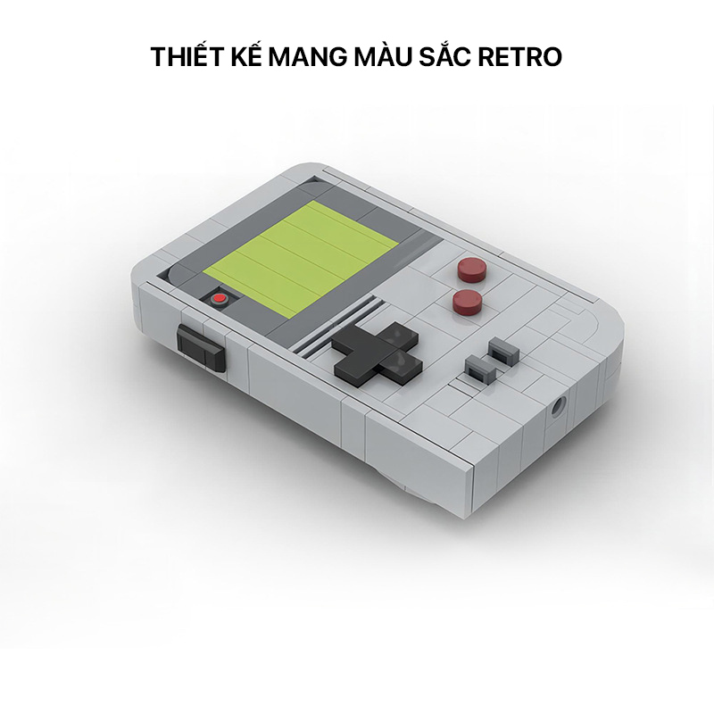 Mô hình lắp ghép - Buildmoc - GameBoy 1 mo hinh lap ghep buildmoc gameboy 01